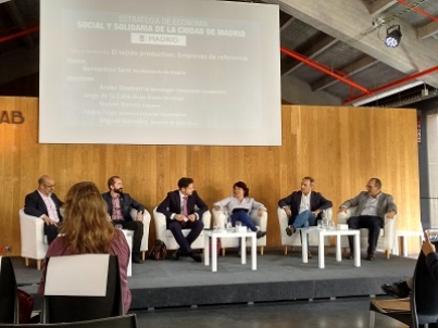 HELECHOS EN LAS JORNADAS DE ESTRATEGIA DE ECONOMÍA SOCIAL Y SOLIDARIA DE LA CIUDAD DE MADRID