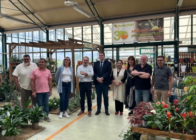 HELECHOS RECIBE LA VISITA INSTITUCIONAL DE LAS CONCEJALIAS DE ECONOMÍA Y MEDIO AMBIENTE DEL AYUNTAMIENTO DE LEGANÉS